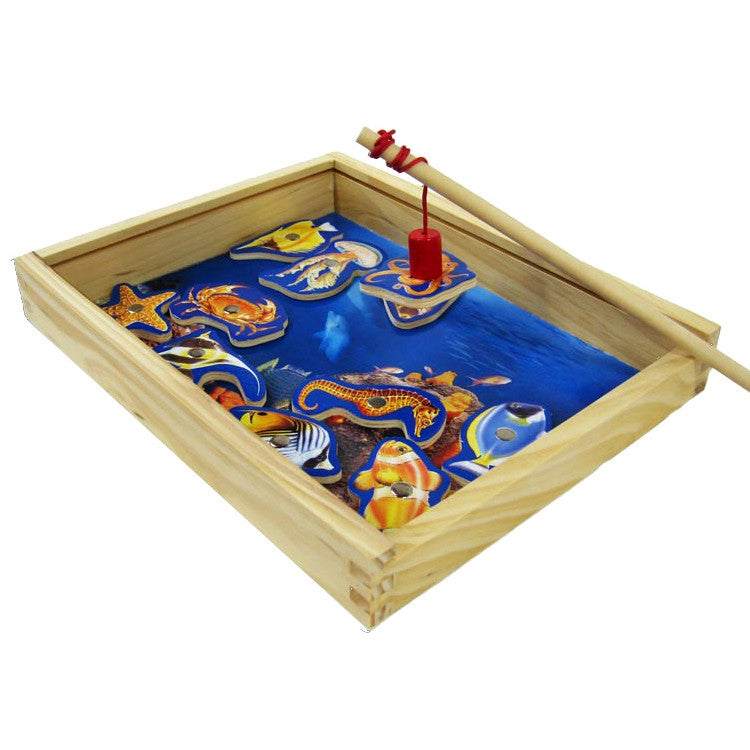 Fun Factory Magnetic Fishing Game Wooden – K and K Creative Toys