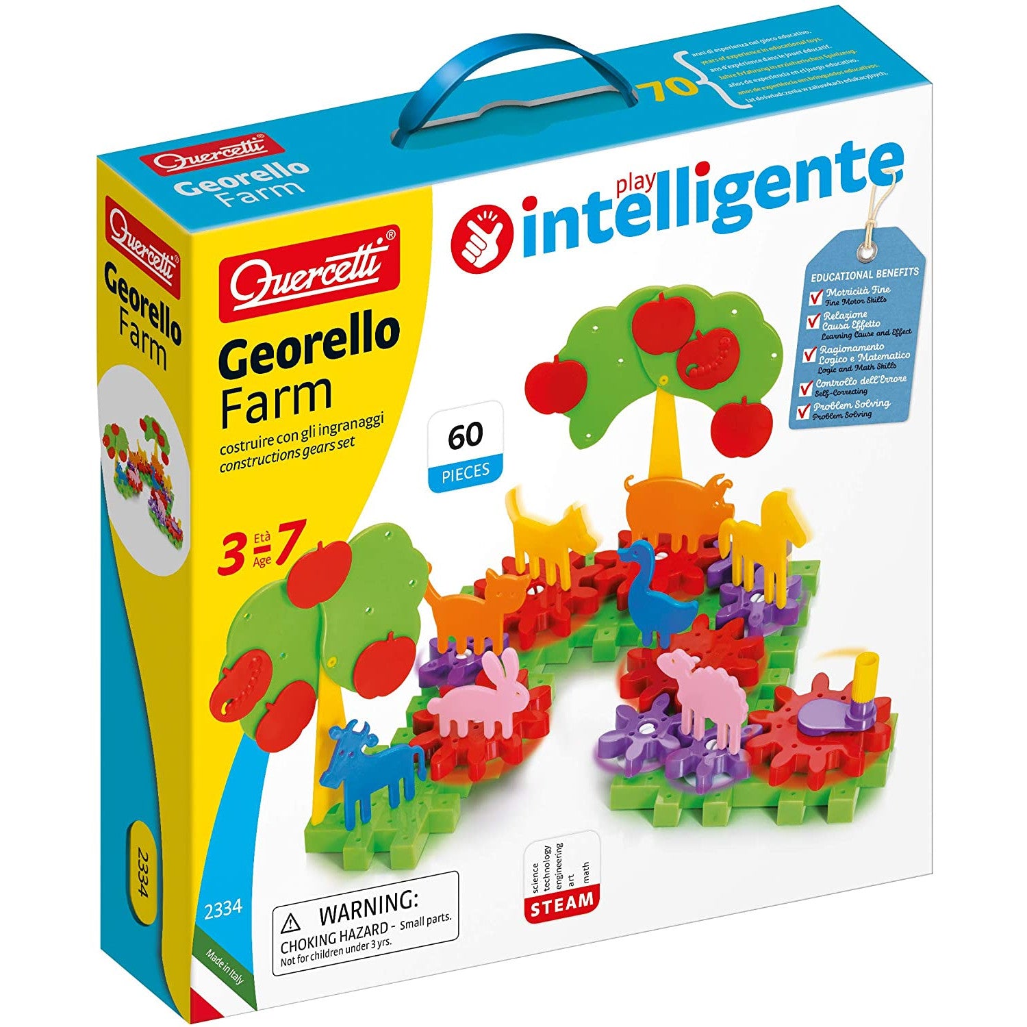 Quercetti Georgello Set, 130 pcs.