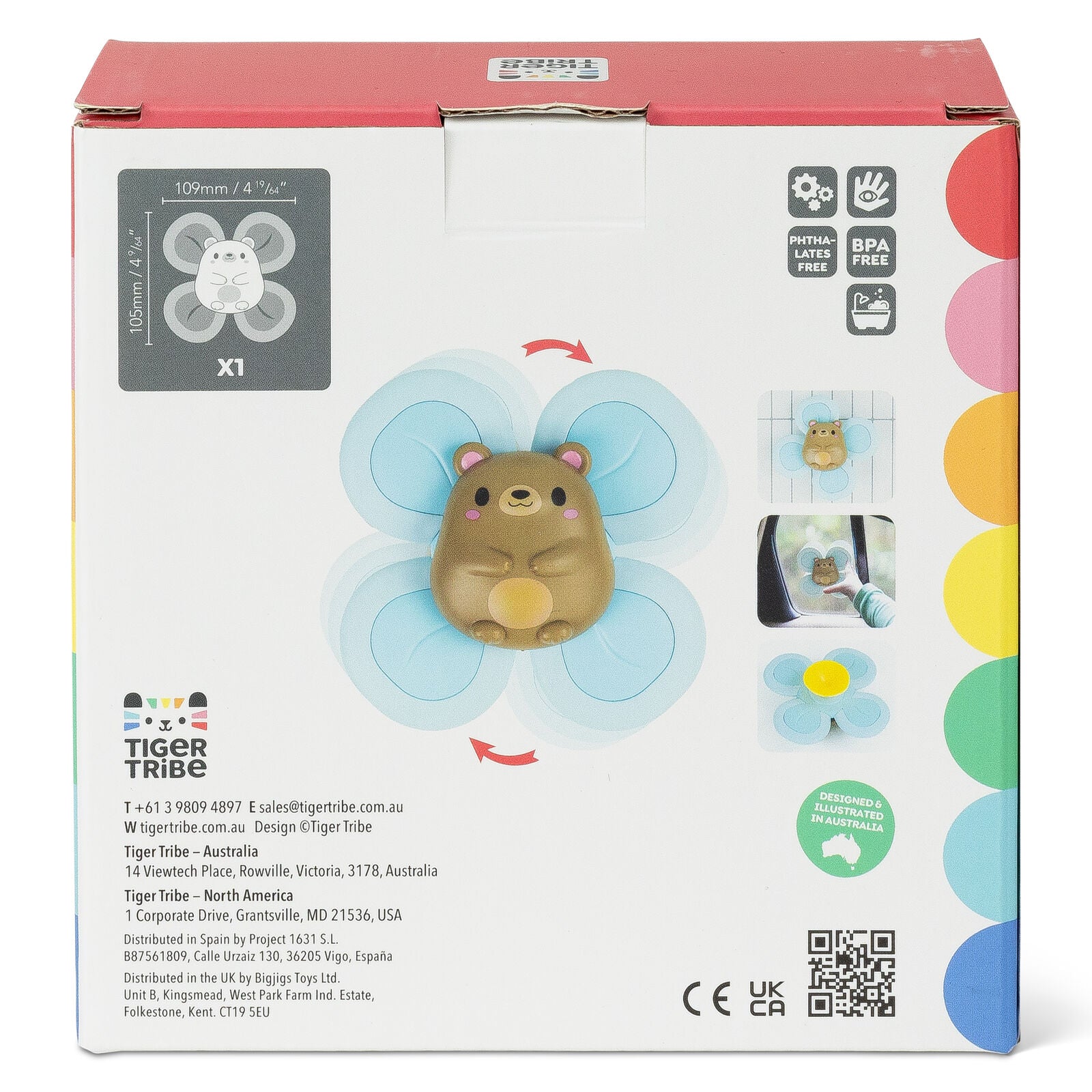 Tiger Tribe Sensory Spinners - Bear