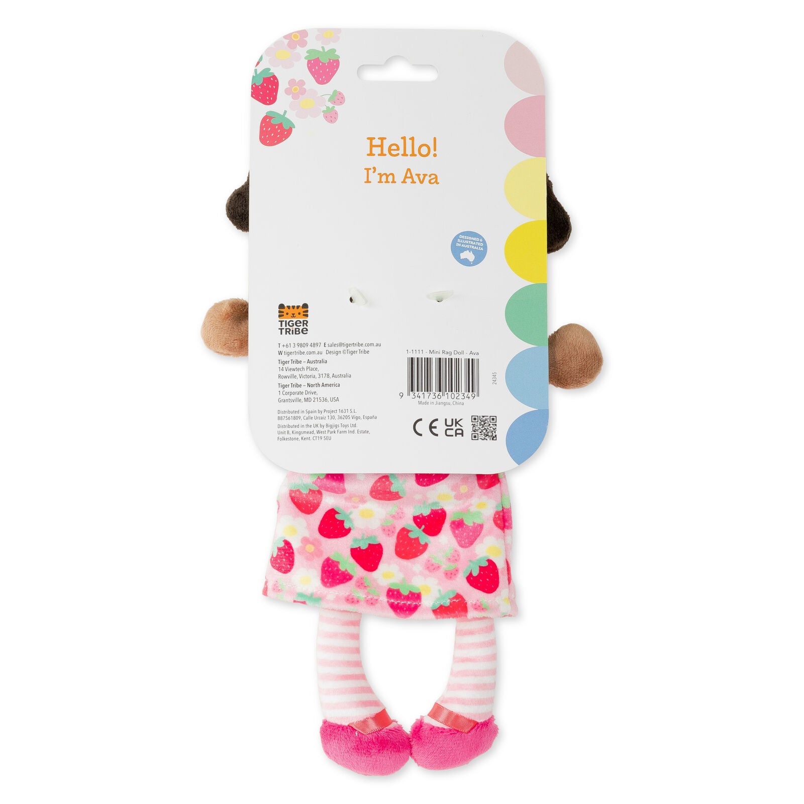 Tiger Tribe Mini Rag Doll - Ava