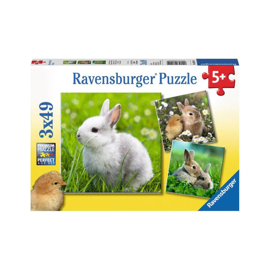 Ravensburger Cute Bunnies 3x49pc