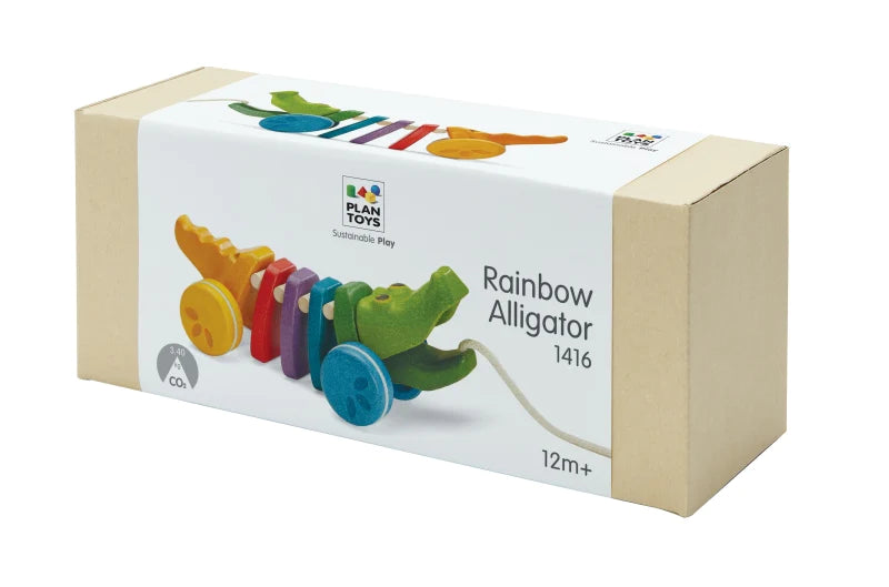 Plan Toys Rainbow Alligator