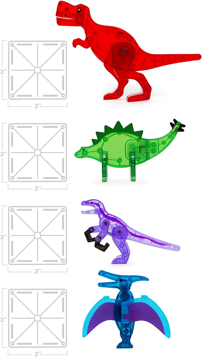 Magna-Tiles Dino World - 40 Piece Set