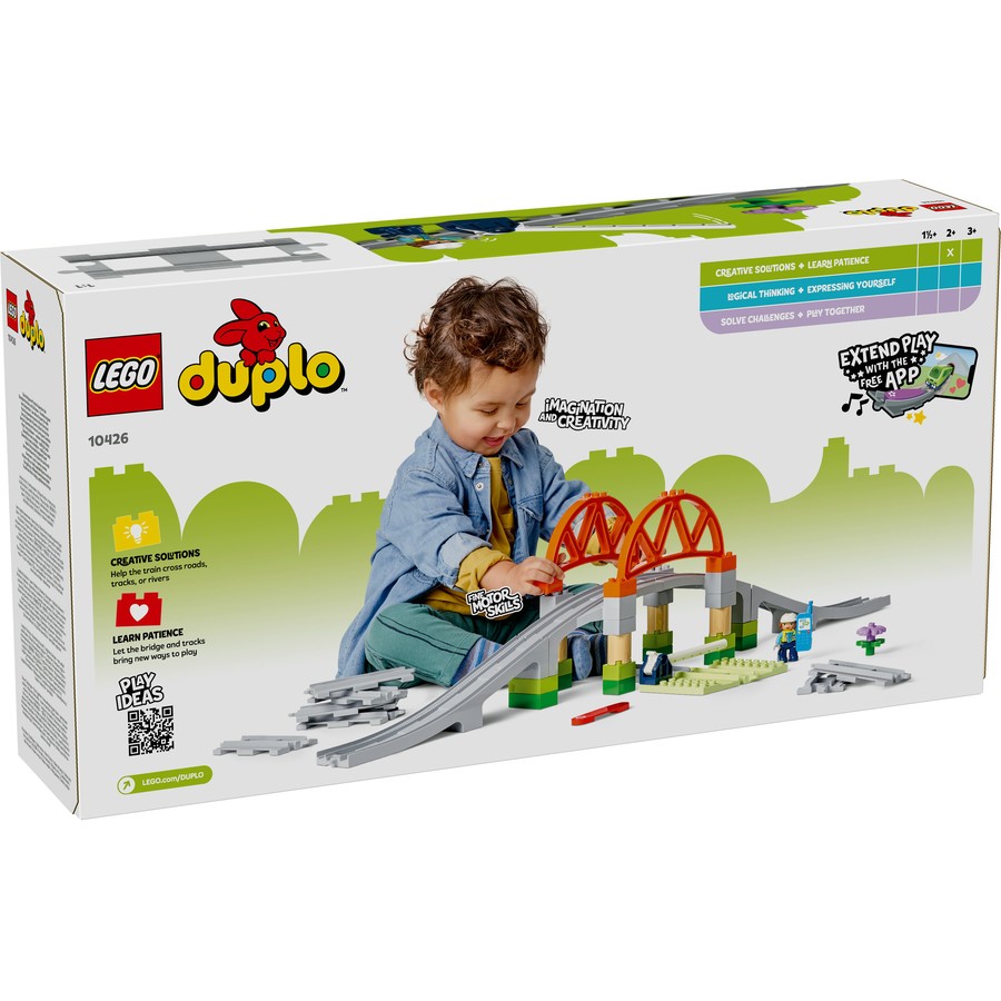 DUPLO by LEGO Train Bridge and Tracks Expansion Set 10426