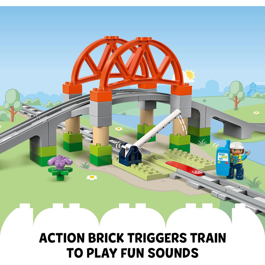 DUPLO by LEGO Train Bridge and Tracks Expansion Set 10426