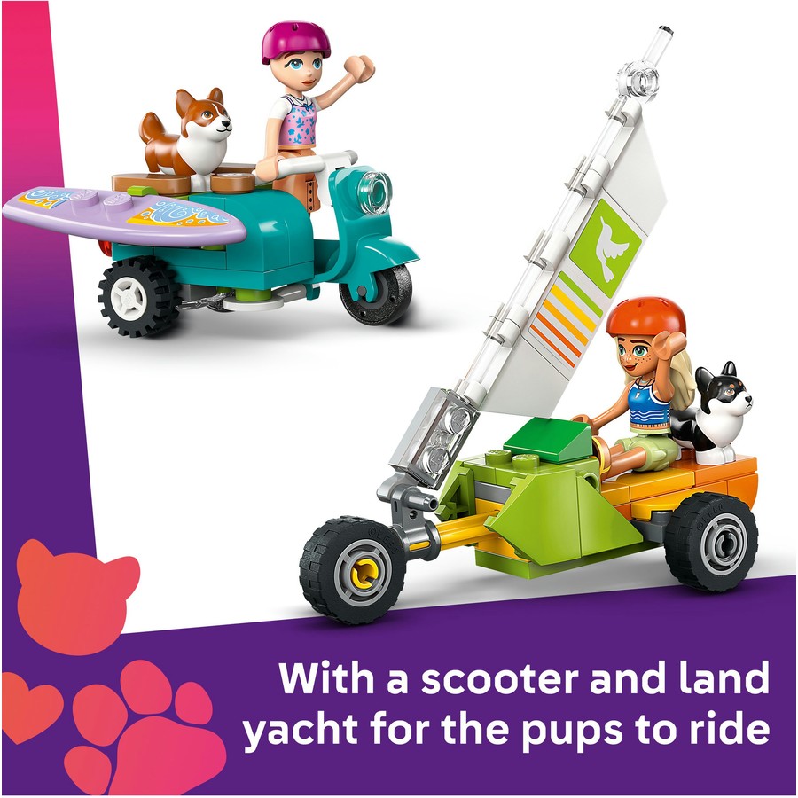 LEGO Friends Surfing Dogs and Scooter Adventure 42641