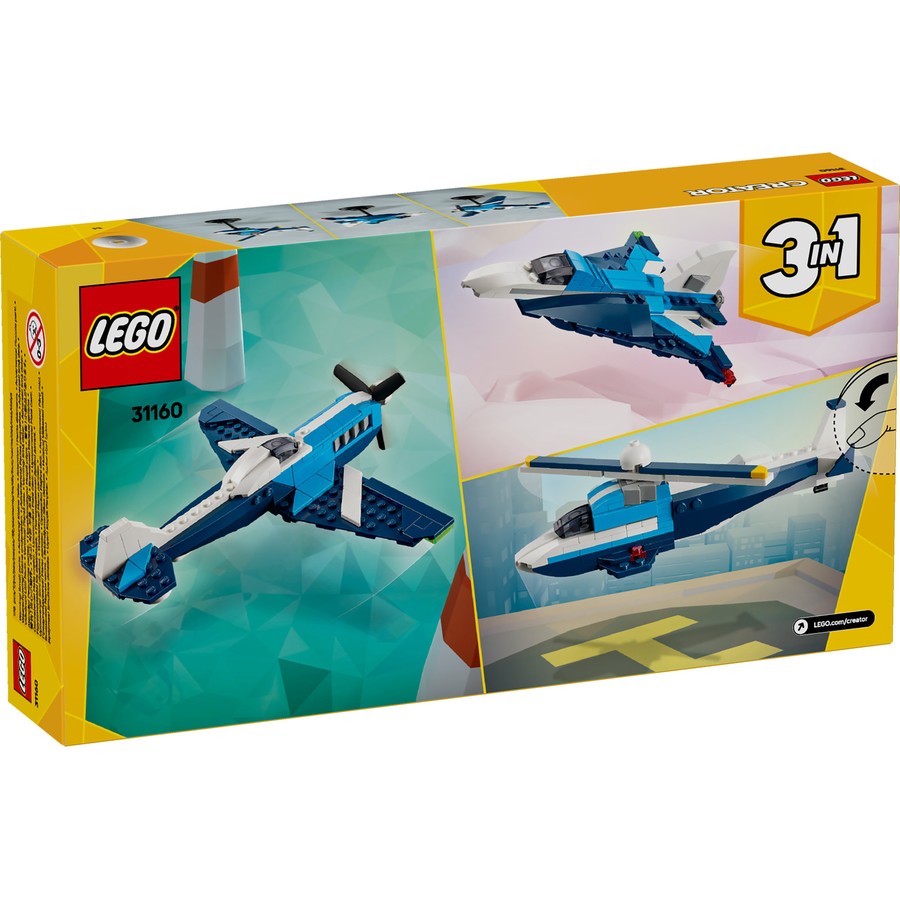 LEGO Creator 3 in 1 Aircraft: Race Plane 31160