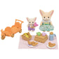 Sylvanian Families Sunny Picnic Set Fennec Fox, Sister and Baby