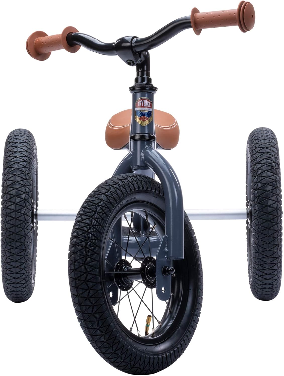 Trybike 2 In 1 Steel Balance Bike - Grey