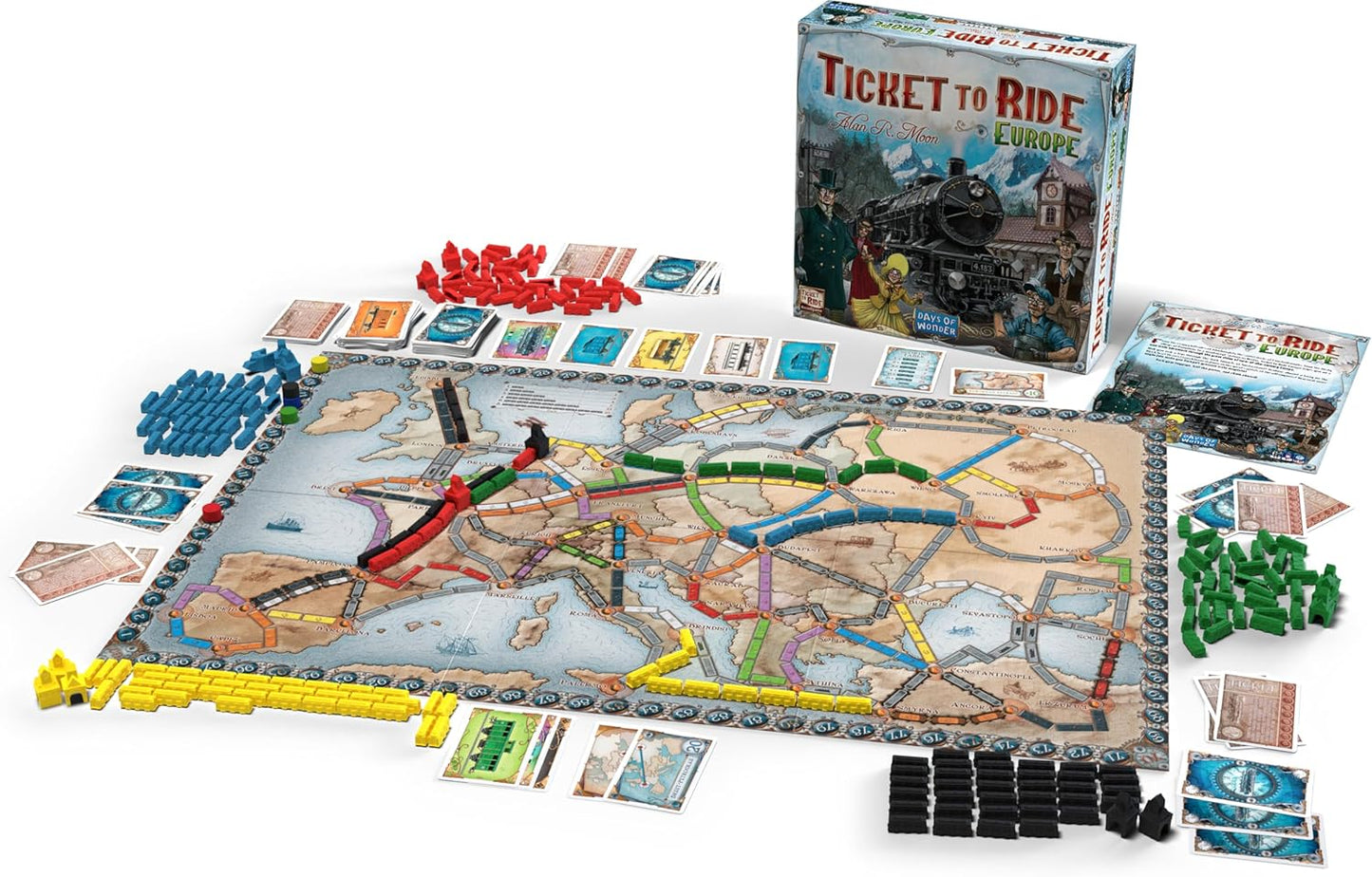 Ticket to Ride Europe Board Game