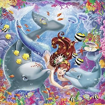 Ravensburger Charming Mermaids 3x49pc