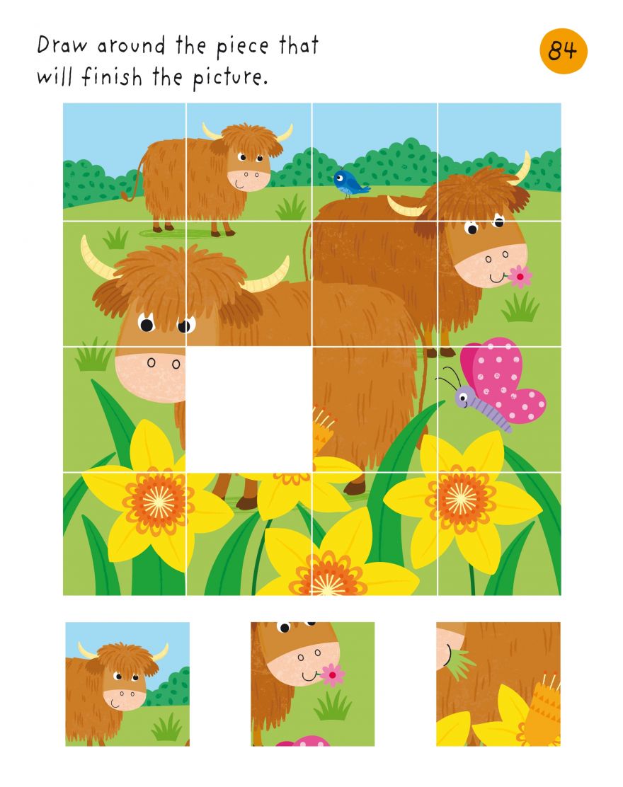 Usborne Little Childrens Spring Time Puzzles