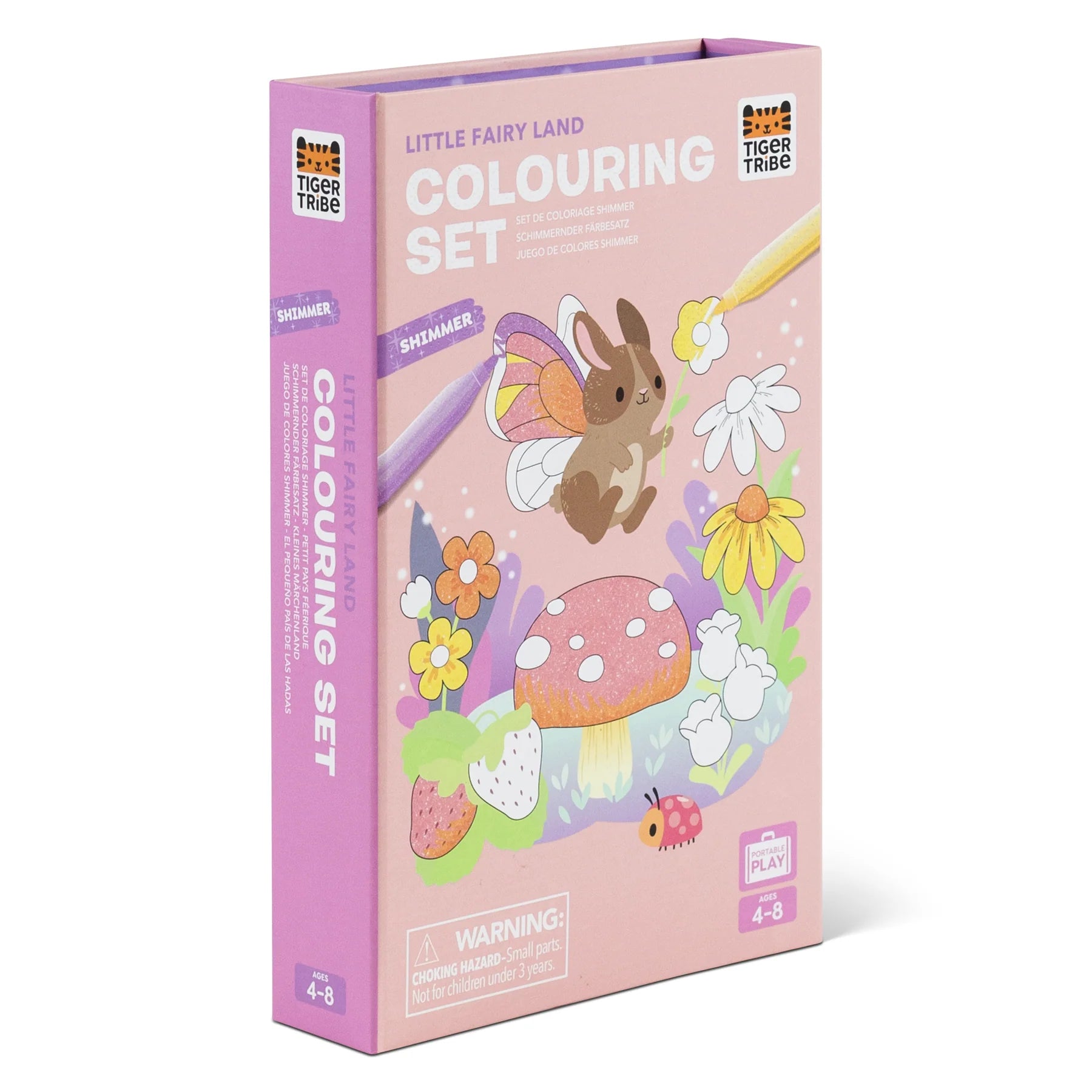 Tiger Tribe Shimmer Colouring Set - Little Fairy Land