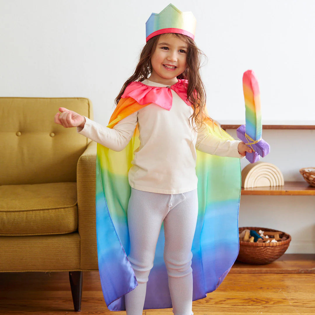 Sarahs Silks Rainbow Cape