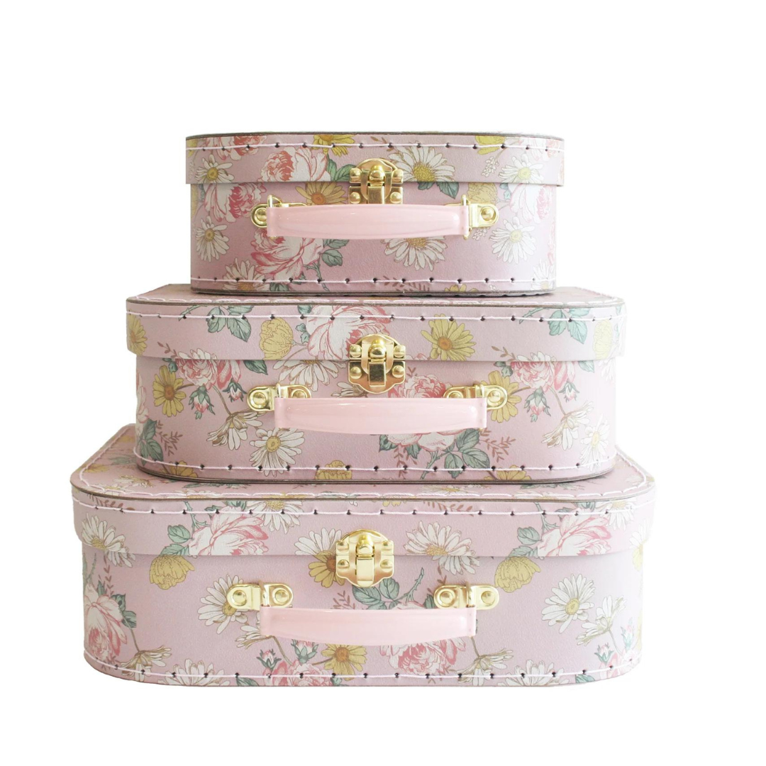 Alimrose Kids Carry Case 3pc Set - Floral