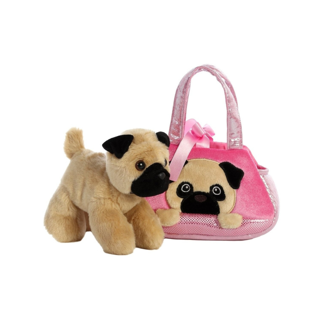 Fancy Pals - Pug in Pink Pug Bag