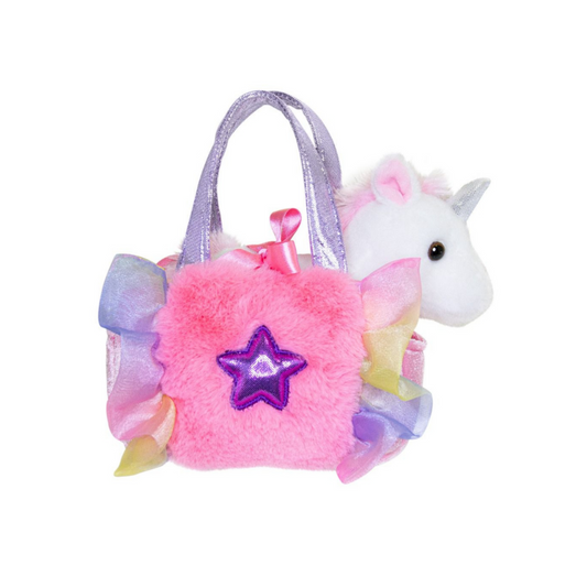 Unicorn Pink Frill Bag with Star