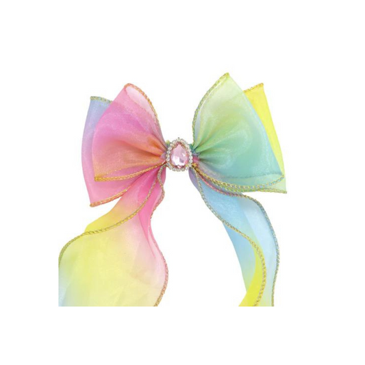 Pink Poppy - Rainbow Butterfly Bow Hair Clip