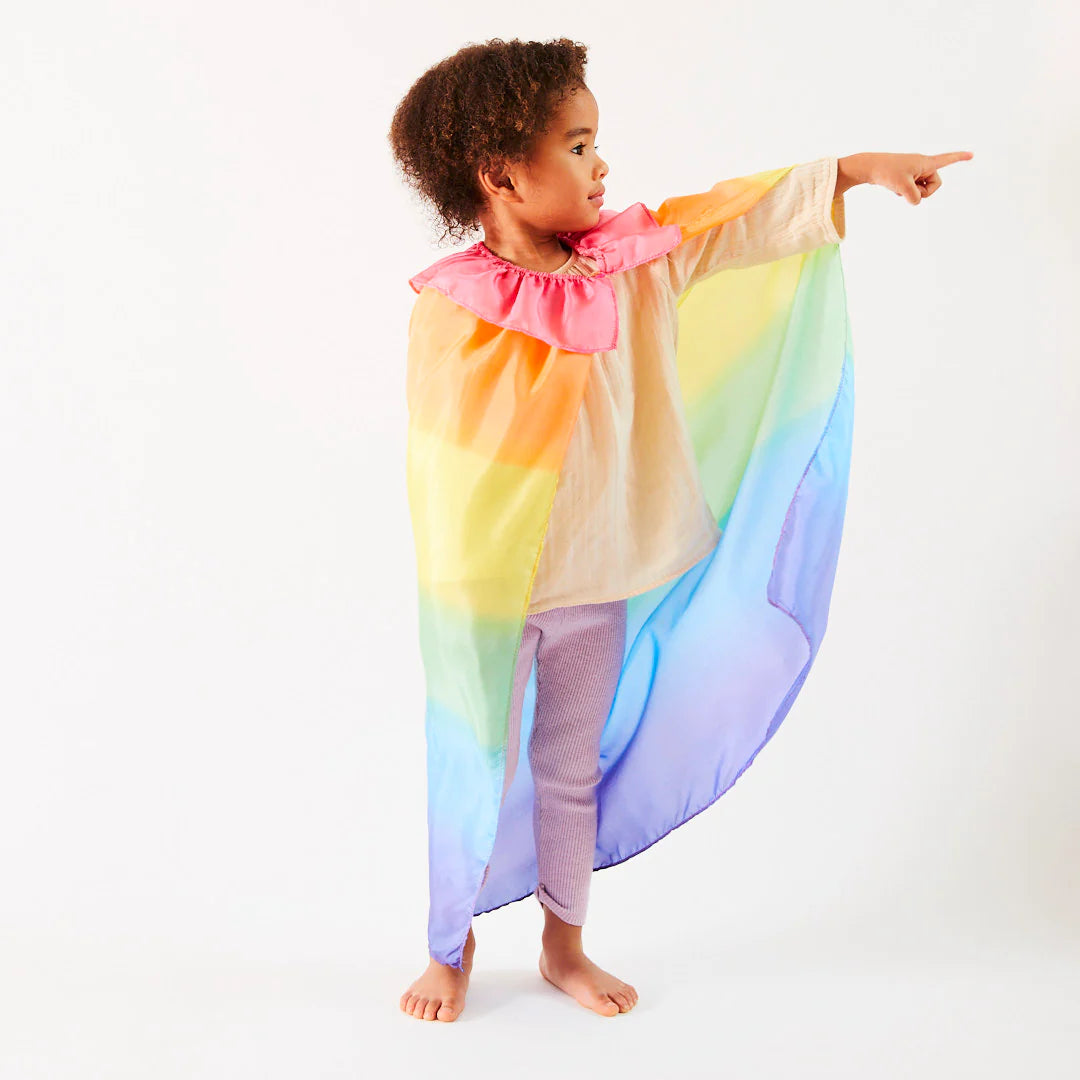 Sarahs Silks Rainbow Cape