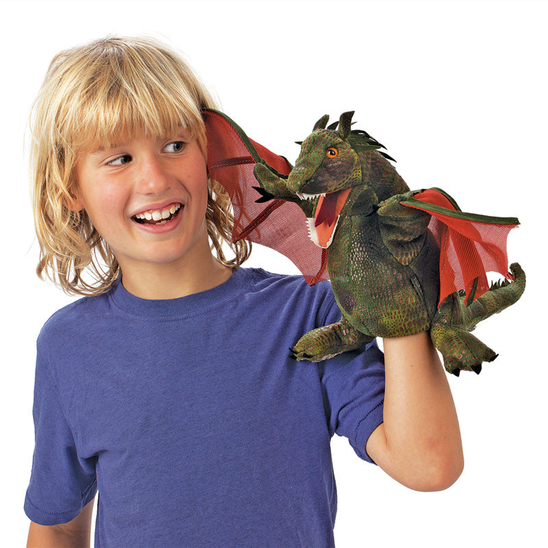 Folkmanis Winged Dragon Hand Puppet