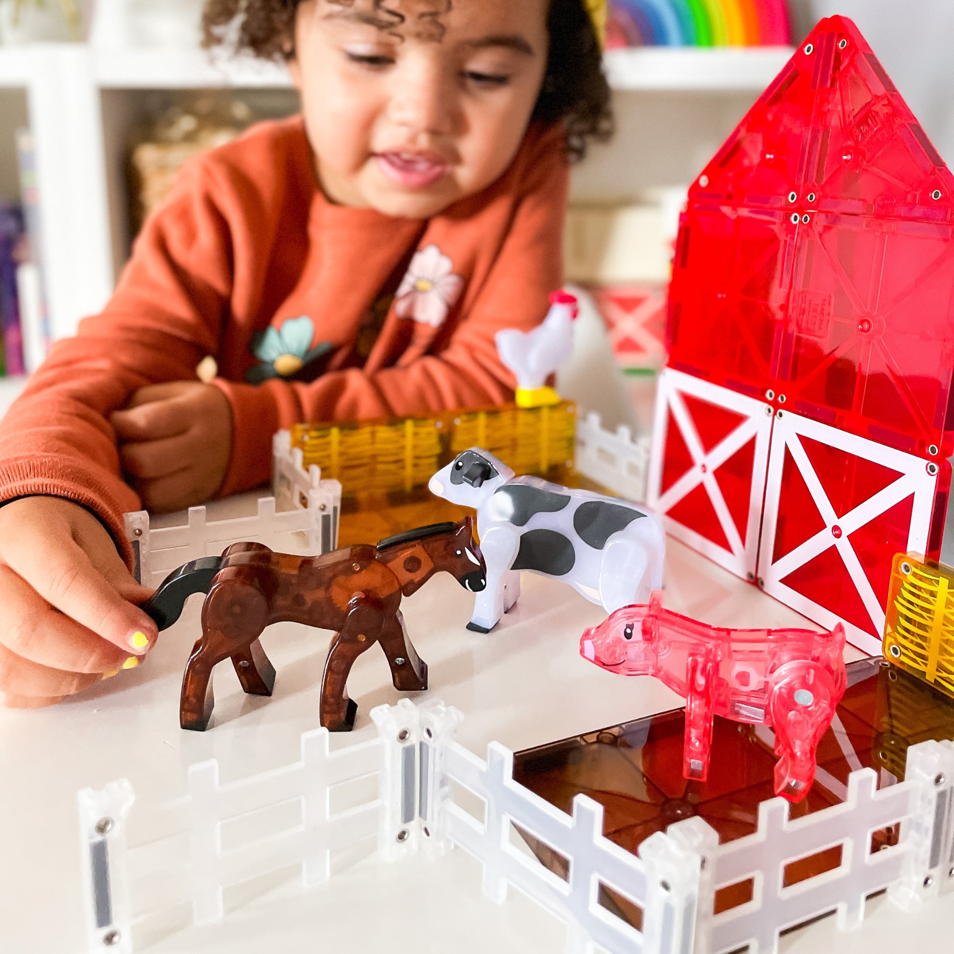 Magna-Tiles Farm Animals - 25 Piece Set