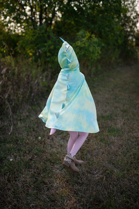 Great Pretenders - Shimmering Rainbow Reversible Unicorn Dragon Cape