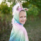 Great Pretenders - Shimmering Rainbow Reversible Unicorn Dragon Cape