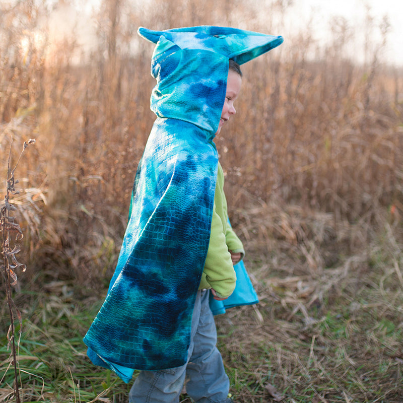 Great Pretenders - Blue Pterodactyl Hooded Cape