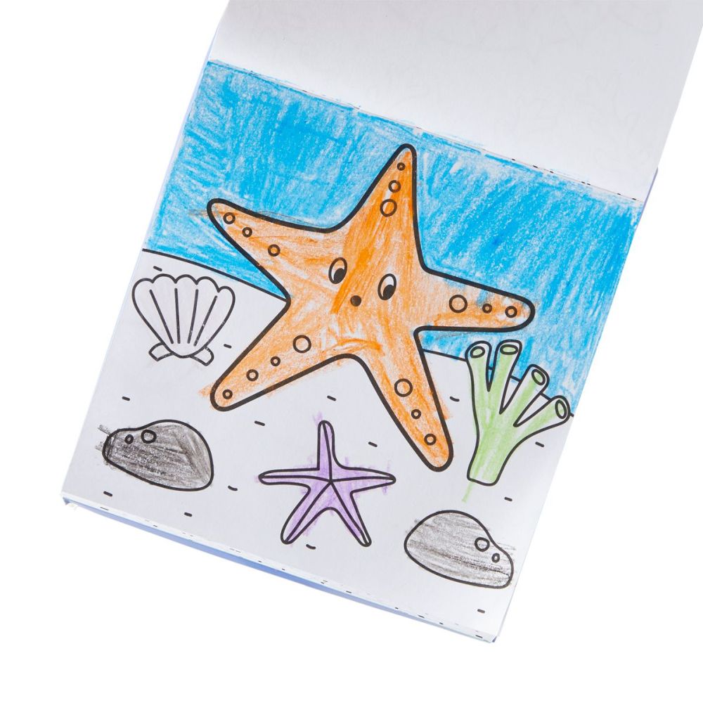 Ooly Carry Along - Sea Life Colouring Book