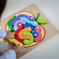 Kiddie Connect 123 Worm Puzzle