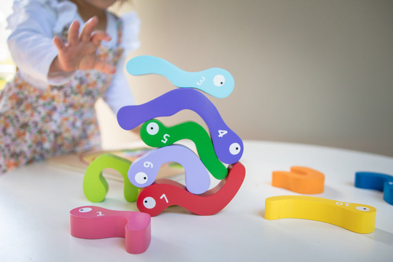 Kiddie Connect 123 Worm Puzzle