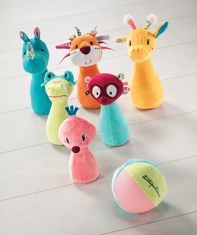 Lilliputiens - Plush Jungle Bowling Pins