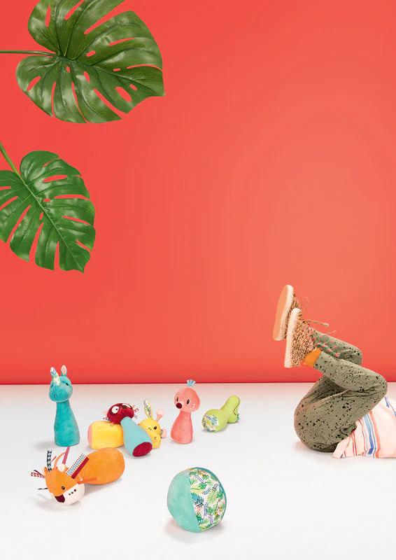 Lilliputiens - Plush Jungle Bowling Pins