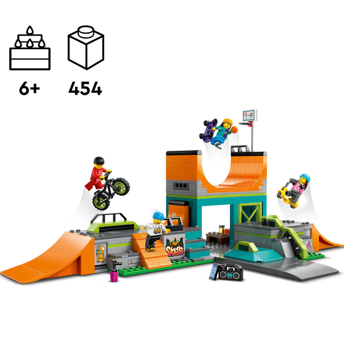 LEGO City Community Street Skate Park 60364 5