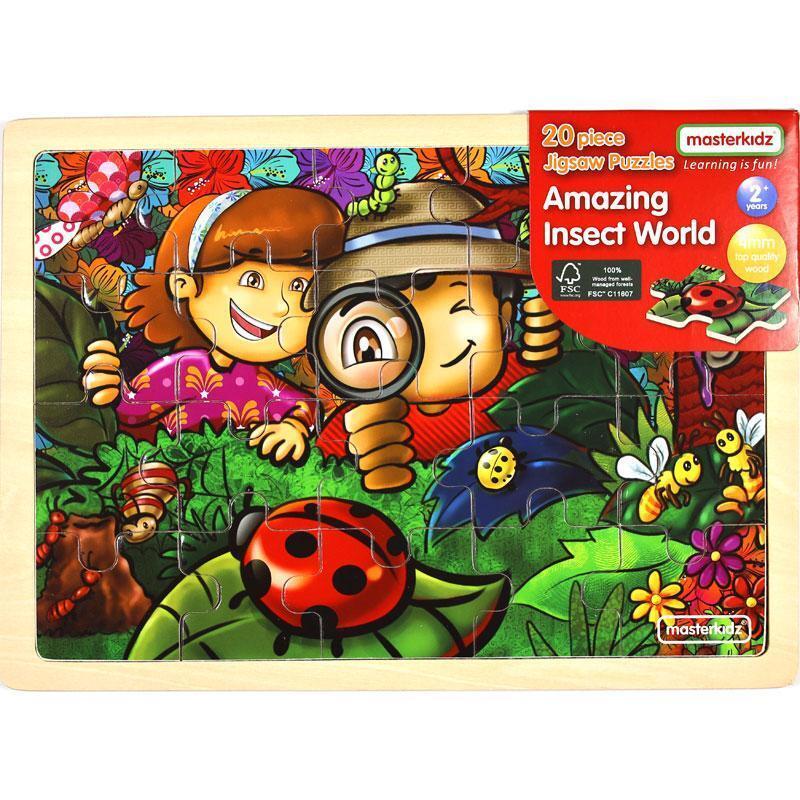 Masterkidz Amazing Insect World 20pc Puzzle