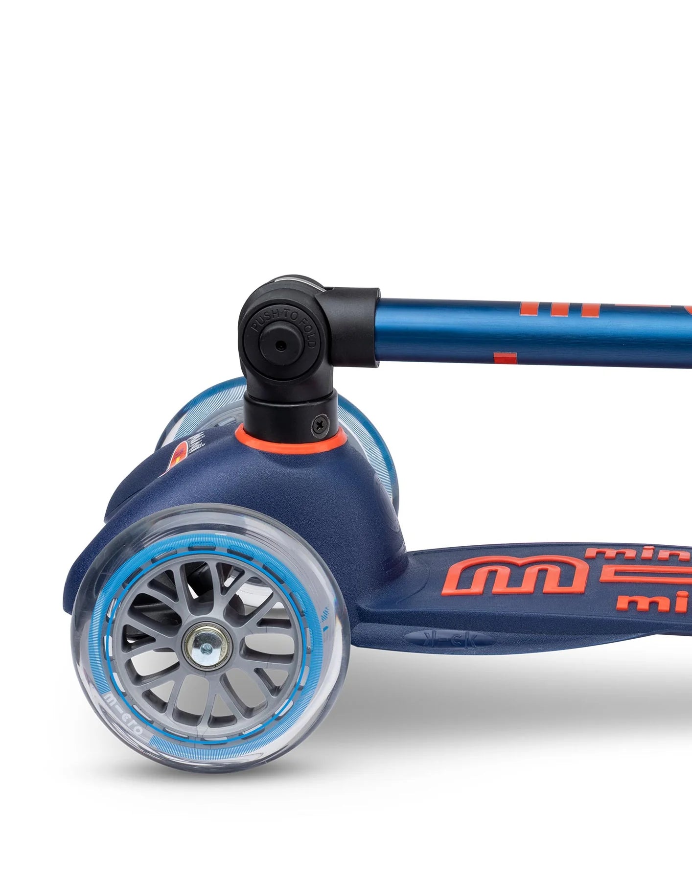 Micro Scooter Mini Deluxe Foldable Navy Blue