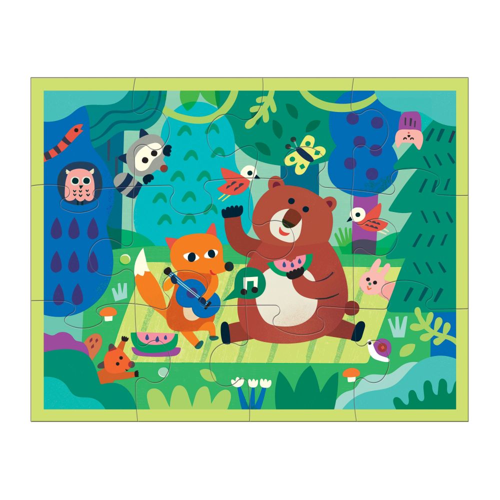 Mudpuppy Puzzle Woodland Picnic 12pc – K and K Creative Toys