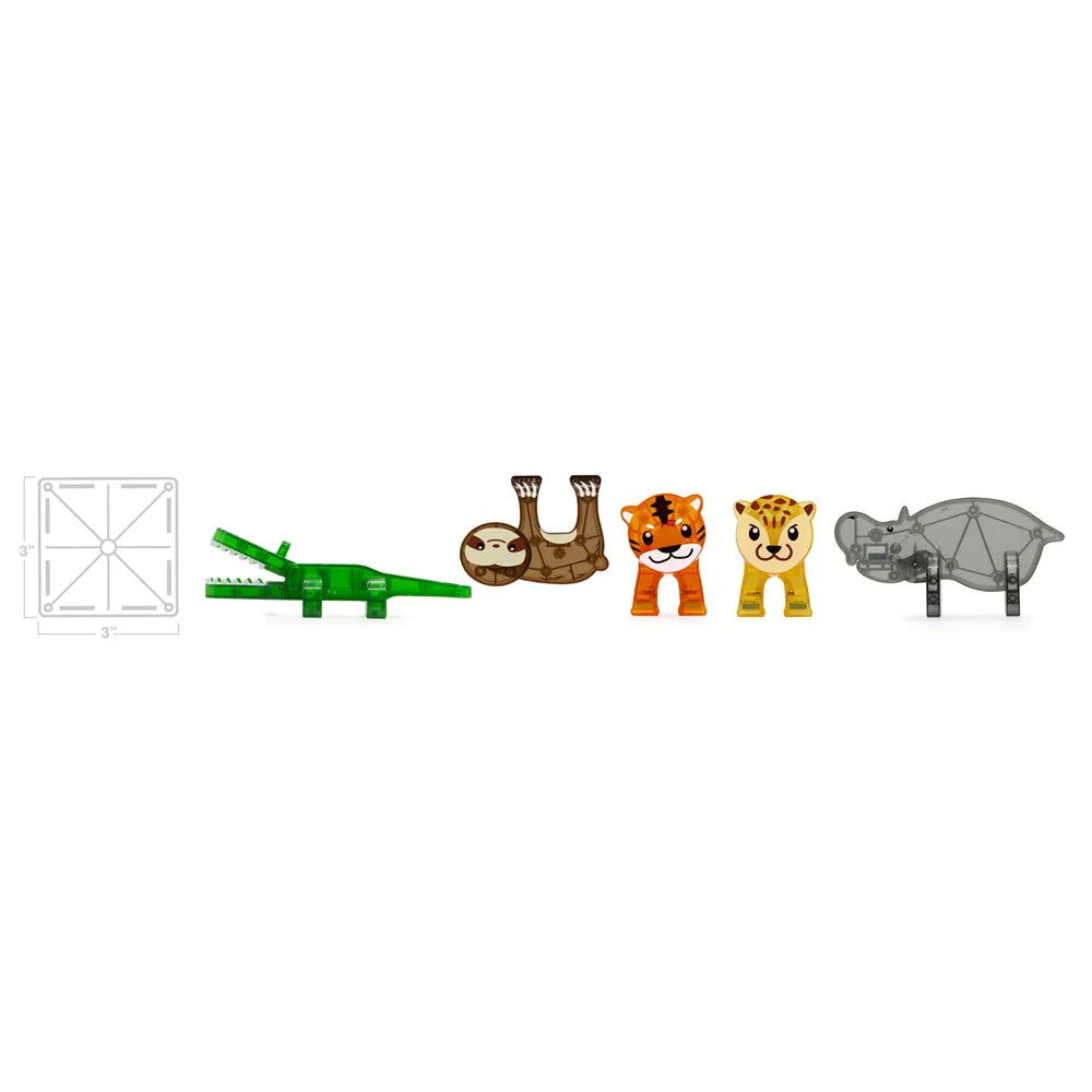 Magna-Tiles Jungle Animals - 25 Piece Set