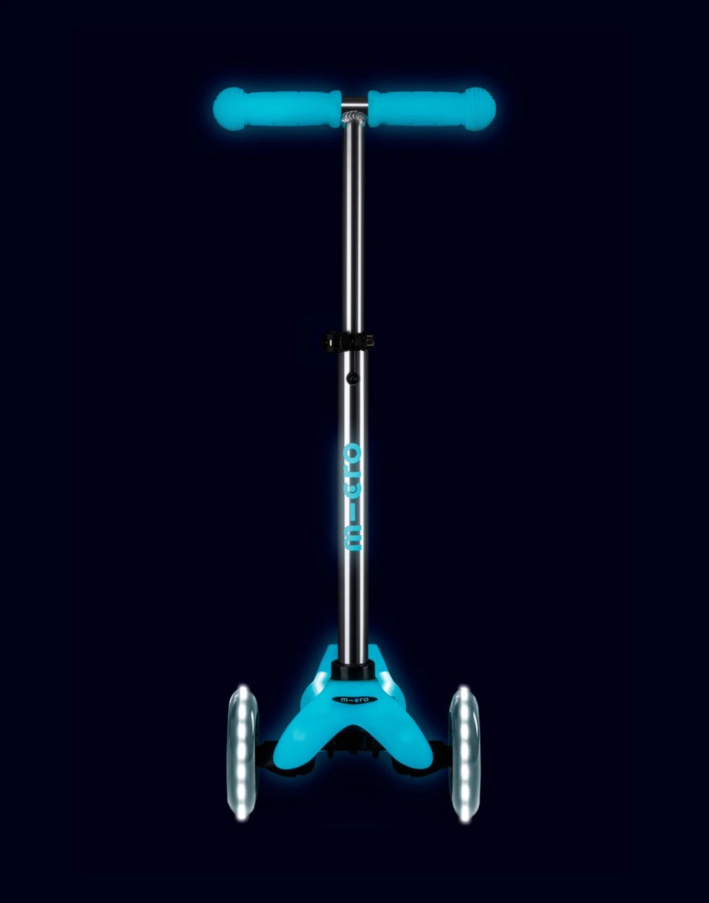 Micro Scooter Mini Deluxe Glow LED Plus - Glacier Aqua