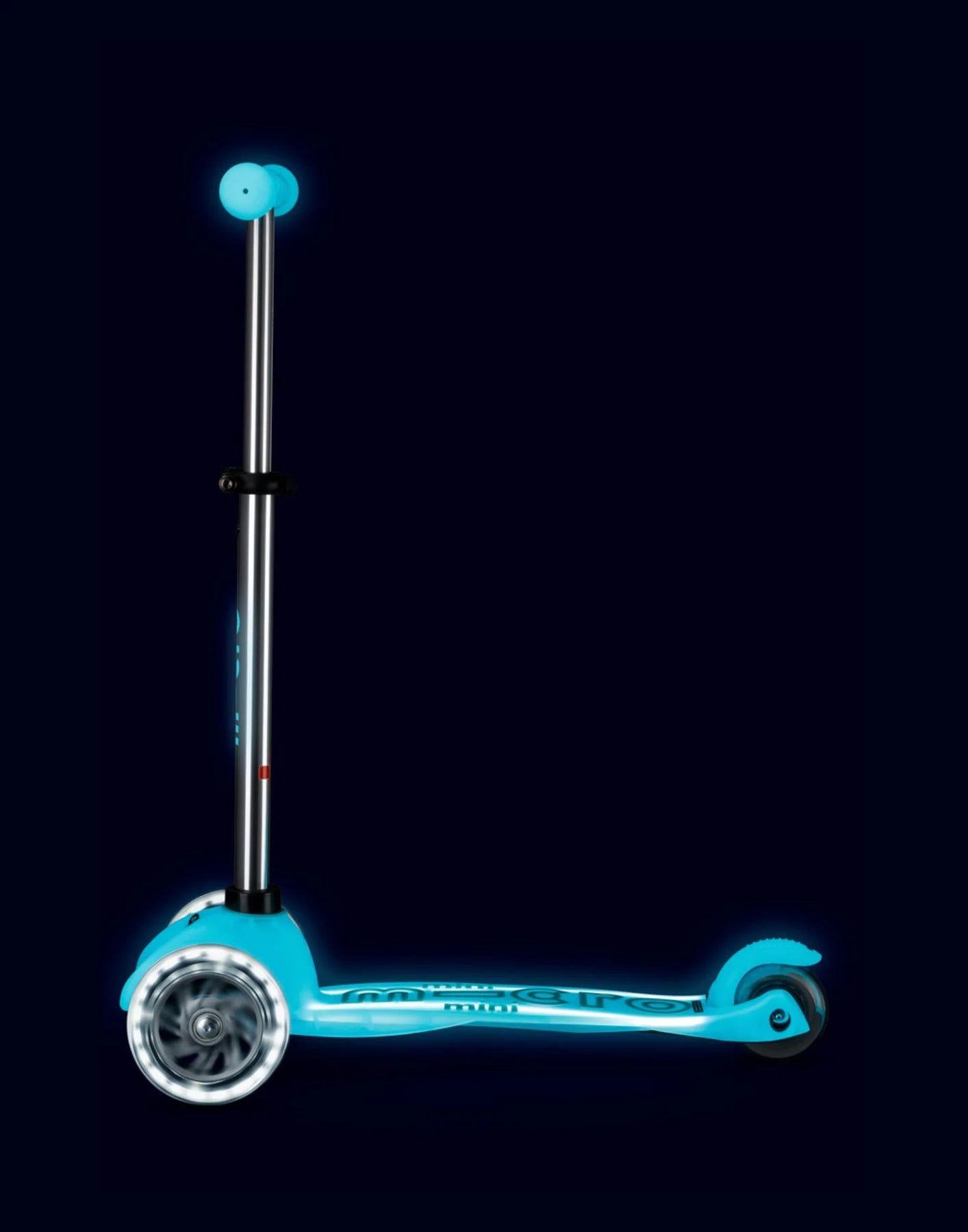 Micro Scooter Mini Deluxe Glow LED Plus - Glacier Aqua