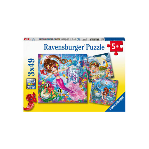 Ravensburger Charming Mermaids 3x49pc