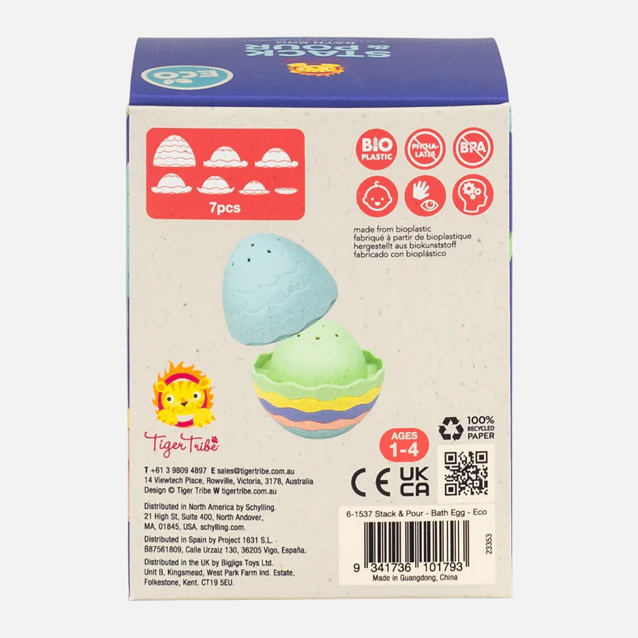 Tiger Tribe Stack & Pour - Bath Egg - Eco