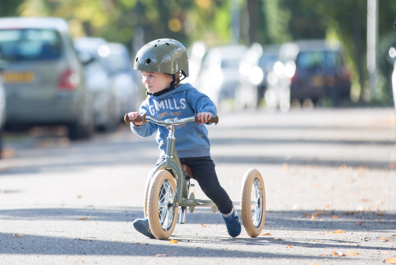 Trybike 2 In 1 Steel Balance Bike - Green