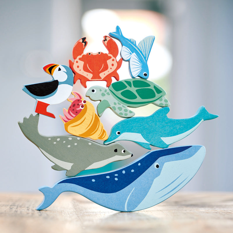 Tender Leaf Dolphin Wooden Animal