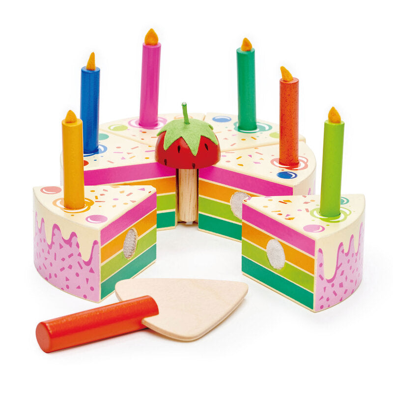 Tender Leaf Rainbow Birthday Cake