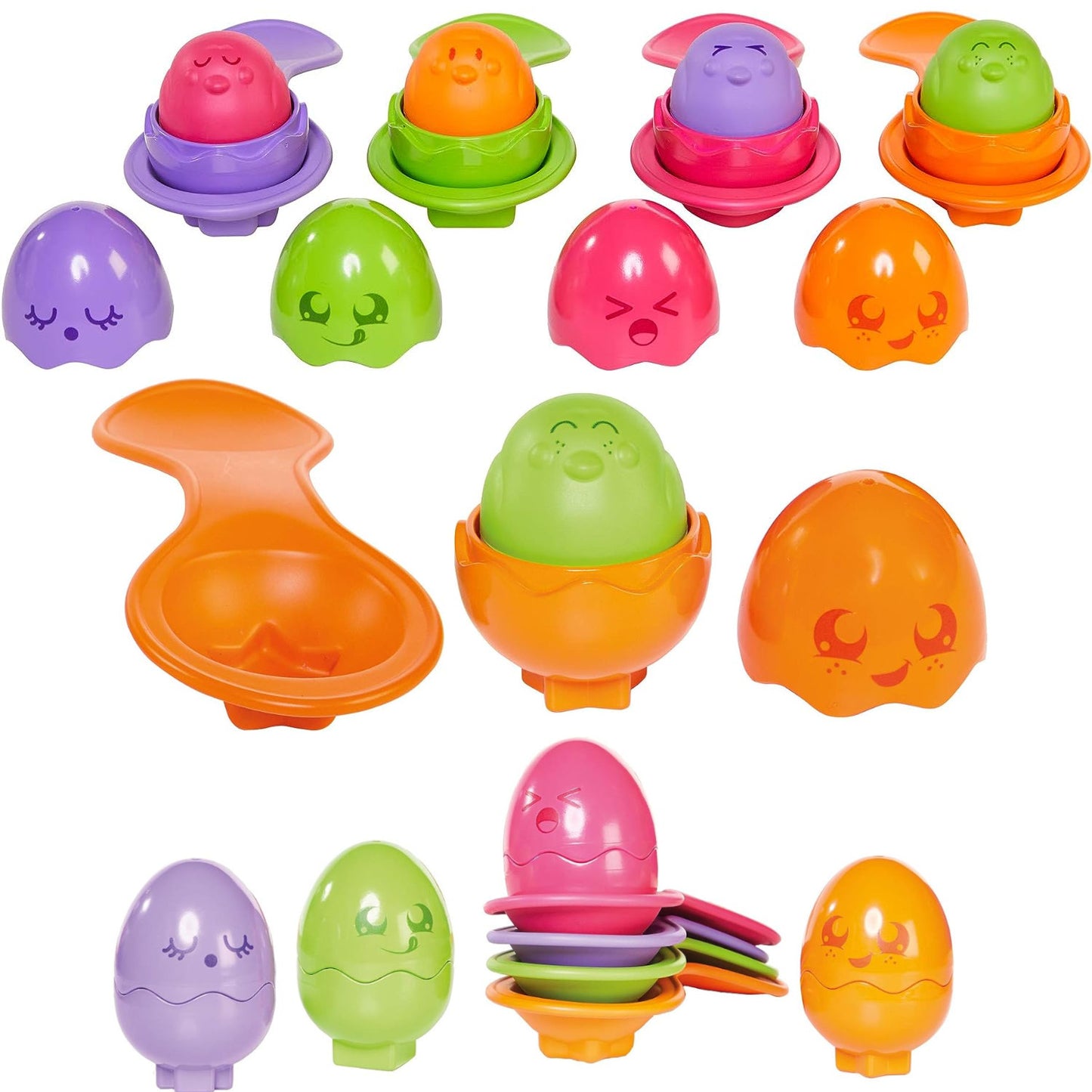 TOMY Hide and Squeak Egg and Spoon Set