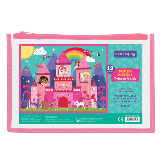 Mudpuppy Pouch Puzzle Princess Castle