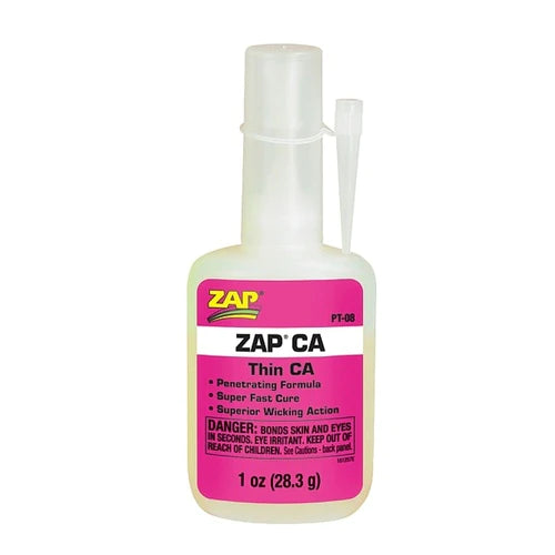 Zap Cyanoacrylic Adhesive Super Thin PT08