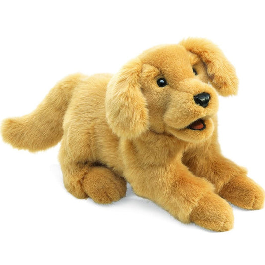 Folkmanis Hand Puppet Golden Retriever Puppy