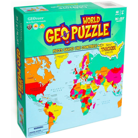 GeoToys Puzzle The World 68pcs